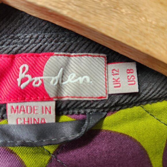 Boden Quilted Brown Jacket - Picture 2 of 9